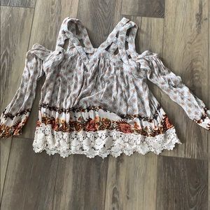 Altar’d State floral blouse